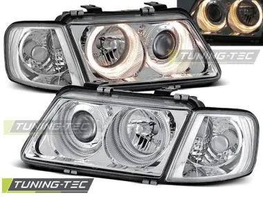 Faruri Angel Eyes pentru Audi A3 08.1996-08.2000 Tuning-Tec - LPAU08