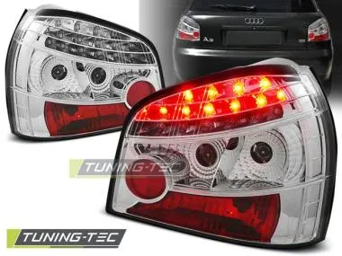 Stopuri cu Led cromate pentru Audi A3 08.1996-08.2000 Tuning-Tec - LDAU06