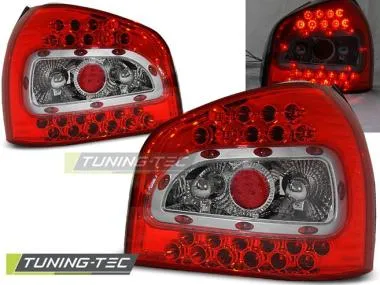 Stopuri rosu-alb cu led pentru Audi A3 1996.08-2000.08 Tuning-Tec - LDAU18