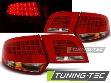 Stopuri rosu-alb cu led pentru Audi A3 2004-2008 Tuning-Tec - LDAU90