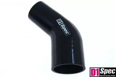 Reduction silicone elbow D1Spec Black 45deg 51-67mm - DS-DS-108
