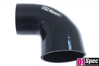 Reduction silicone elbow D1Spec Black 90deg 76-89mm - DS-DS-102