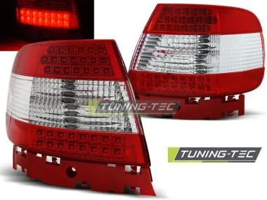 Stopuri rosu-alb pentru Audi A4 11.1994-09.2000 Tuning-Tec - LDAU81