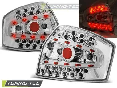 Stopuri cu Led cromate pentru Audi A4 10.2000-10.2004 Tuning-Tec - LDAU31