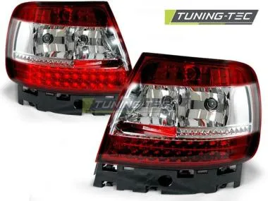 Stopuri rosu-alb pentru Audi A4 11.1994-09.2000 Tuning-Tec - LDAU25
