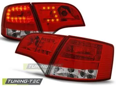Stopuri rosu-alb pentru Audi A4 Avant 11.2004-03.2008 Tuning-Tec - LDAU37