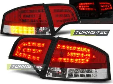 Stopuri rosu-alb pentru Audi A4 11.2004-03.2008 Tuning-Tec - LDAU70