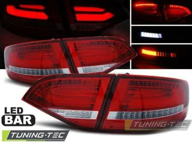 Stopuri rosu-alb pentru Audi A4 Avant 2008-2011 Tuning-Tec - LDAUA5