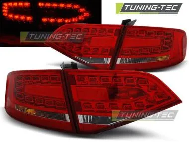 Stopuri rosu-alb pentru Audi A4 2008-2011 Tuning-Tec - LDAU87