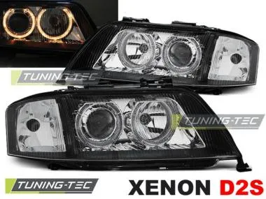 Faruri Angel Eyes pentru Audi A6 05.1997-09.1999 Tuning-Tec - LPAU80