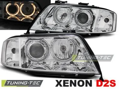 Faruri Angel Eyes pentru Audi A6 05.1997-09.1999 Tuning-Tec - LPAU79