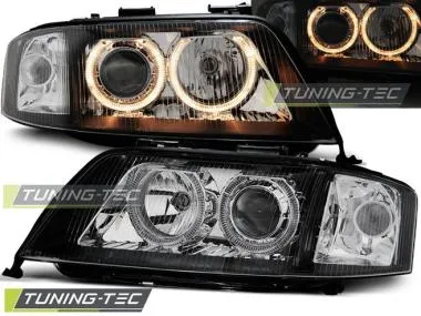 Faruri Angel Eyes pentru Audi A6 10.1999-06.2001 Tuning-Tec - LPAU70