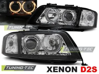 Faruri Angel Eyes pentru Audi A6 06.2001-05.2004 Tuning-Tec - LPAU84