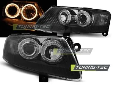 Faruri Angel Eyes pentru Audi A6 04.2004-2008 Tuning-Tec - LPAU72