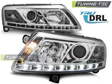 Faruri cu tube led DRL pentru Audi A6 04.2004-2008 Tuning-Tec - LPAU73