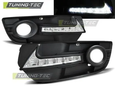 Grila pentru bara fata cu lumina de zi incorporata Audi Q5  Tuning-Tec - HAAU03