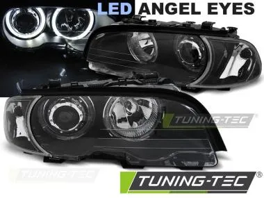 Faruri Angel Eyes pentru BMW E46 Coupe,  Cabrio 1999-03.2003 Tuning-Tec - LPBMG5