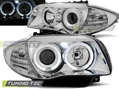 Faruri Angel Eyes pentru BMW E87 E81 2004-2011 Tuning-Tec - LPBM79