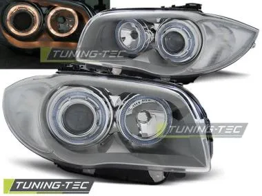 Faruri Angel Eyes pentru BMW E87 E81 2004-2007 Tuning-Tec - LPBMA3