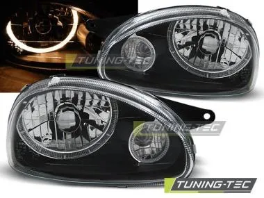 Faruri Angel Eyes pentru Opel Corsa B 1993.02-2000.10 Tuning-Tec - LPOP91
