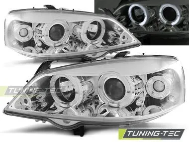 Faruri Angel Eyes pentru Opel Astra G Tuning-Tec - LPOP12