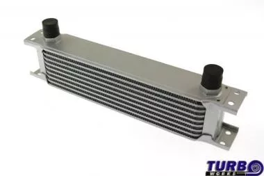 Oil Cooler TurboWorks 9-rows 260x70x50 AN10 Silver - CN-OC-016