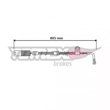 Wear indicator for BMW E39 - 30-34