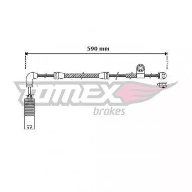 Indicator de uzura pentru BMW E46 Tomex - 30-37