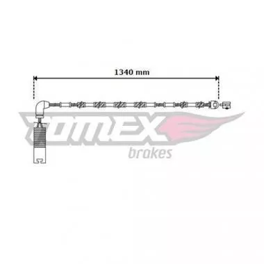 Indicator de uzura pentru BMW E46 Tomex - 30-38