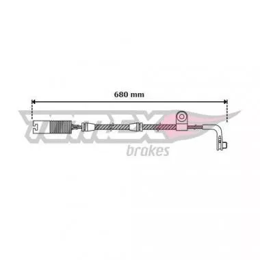 Indicator de uzura pentru BMW E60,  E61 Tomex - 30-46