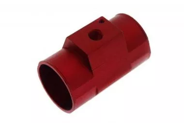 Water temperature sensor adapter TurboWorks 38mm Red - CN-AT-012