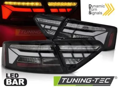 Stopuri LED BAR BLACK SEQ pentru AUDI A5 11-16 - LDAUJ2