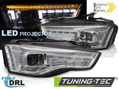 Faruri LED CHROME SEQ pentru AUDI A5 11-16 - LPAUG3
