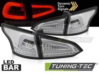 Stopuri LED CHROME SEQ pentru FORD FOCUS MK 3 SW 11-18 - LDFO79