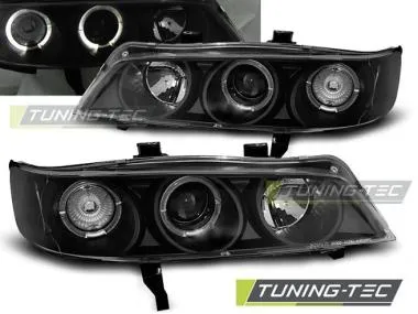 Faruri cu Angel Eyes Negru pentru Honda Accord 94-97 Tuning-Tec - LPHO20
