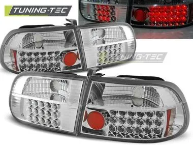 Stopuri cu Chrome LED pentru Honda Civic 09.91-08.95 2D/3D Tuning-Tec - LDHO05