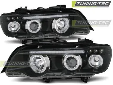 Faruri Angel Eyes pentru BMW X5 E53 09.99-10.03 Tuning-Tec - LPBM43