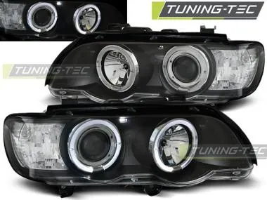 Faruri Angel Eyes pentru BMW X5 E53 09.99-10.03 Tuning-Tec - LPBM45