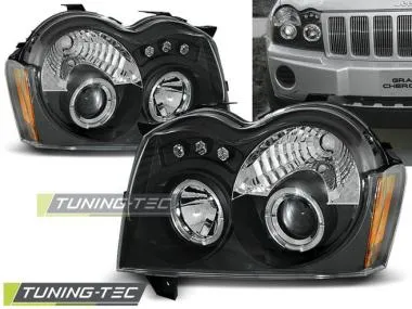 Faruri Angel Eyes pentru Jeep Grand Cherokee 05-08 Tuning-Tec - LPCH06