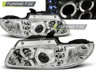 Faruri cu Angel Eyes Chrome pentru Chrysler Voyager 96-02.1 Tuning-Tec - LPCH07