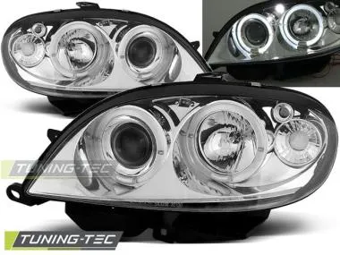 Faruri Angel Eyes pentru Citroen Saxo 99-03 Tuning-Tec - LPCI02