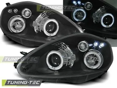 Faruri cu Angel Eyes pentru Fiat Grande Punto 09.05-08 Tuning-Tec - LPFI04
