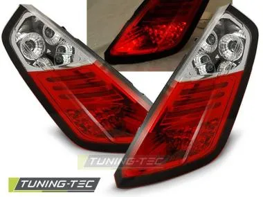 Stopuri Rosu Alba pentru Fiat Grande Punto 09.05-09 LED Tuning-Tec - LDFI02