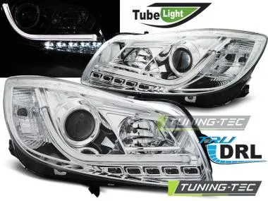 Faruri cu Chrome DRL Tube pentru Opel Insignia 08-12 Tuning-Tec - LPOP94
