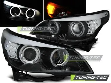 Faruri Angel Eyes pentru BMW E60 / E61 03-07 Tuning-Tec - LPBMC1
