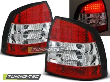 Stopuri cu Rosu Alb LED pentru Opel Astra G 09.97-02.04 Tuning-Tec - LDOP06