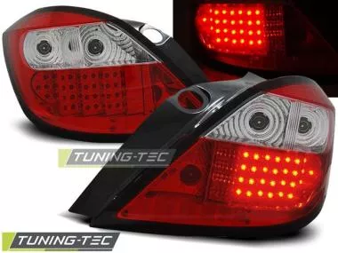 Stopuri cu Rosu Alb LED pentru Opel Astra H 03.04-09 Tuning-Tec - LDOP12