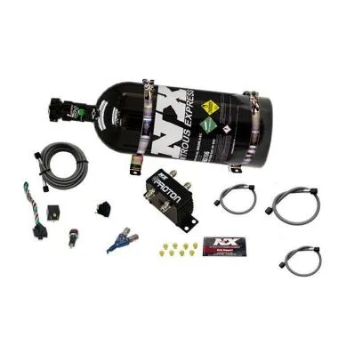 Sistem de azot proton cu sticla neagra de 4,  5 kg,  10 lb,  Nitrous Express -10B - USA-NX-20420-10B