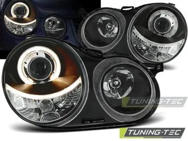 Faruri Angel Eyes pentru Vw Polo 9N 11.01-04.05 Tuning-Tec - LPVW59