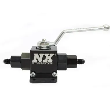 Supapa cu bila in linie din aluminiu cu bile usoare - 1/2 inch I.D. Cu fitinguri 4AN Nitrous Express - USA-NX-15159-4